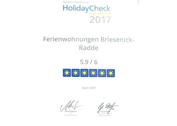 Nyaraló Briesenick-radde Dike View *